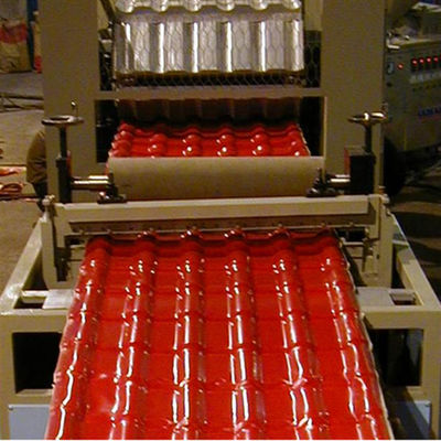 ASA PMMA 플라스틱 광택 실링 타일  PVC 프로파일 압출 라인 지붕 시트